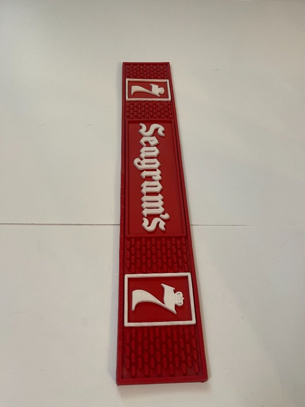 Seagram's 7 Whiskey Bar Mat Man Cave Decor